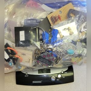Mixed Jewelry In Bulk Bundle! 4lbs 3.8oz! Ready To Wear/Breakdown/Crafts/Jewelry